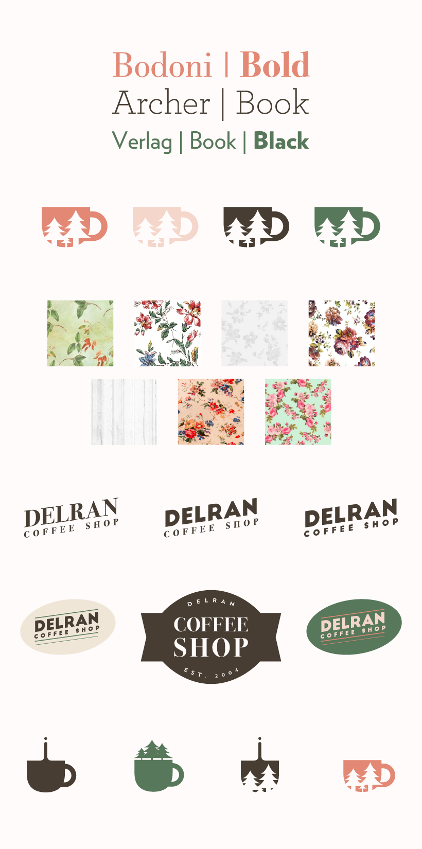 Delran Coffee Shop Branding